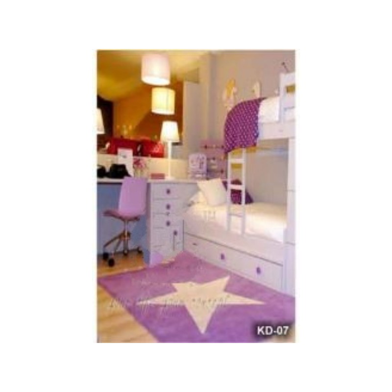 Kids Rug - Pink Star