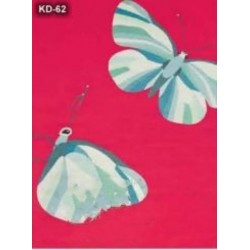 Kids Rug - Butterfly Pink