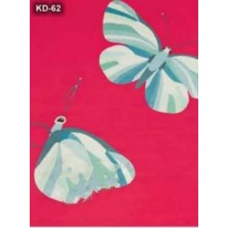 Kids Rug - Butterfly Pink